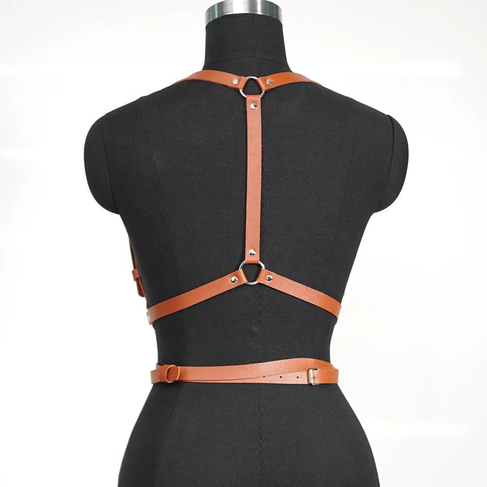 Women Fashion Punk Harness Belts Harajuku Chest Harness Corsett Belt Suspenders for Women Waist Belt Gothic Clothing Accessories