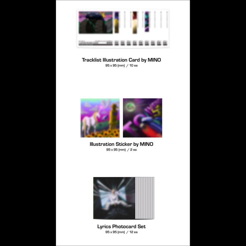 WINNER MINO [TO INFINITY] 3rd FULL ALBUM Kino Kit Ver. + Free Gift