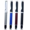 Sports Style Carbon Fiber Rotating Touchscreen Ballpoint Pen 1.0 Tip Bullet Type Metal Logo Pen
