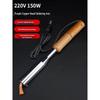 Professional Grade Electric Soldering Iron Set with Wooden Handle for Household and Electronic Repairs