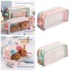 Transparent Display Korean PVC Stationery Bag Multilayer Ins Pencil Pouch  Office