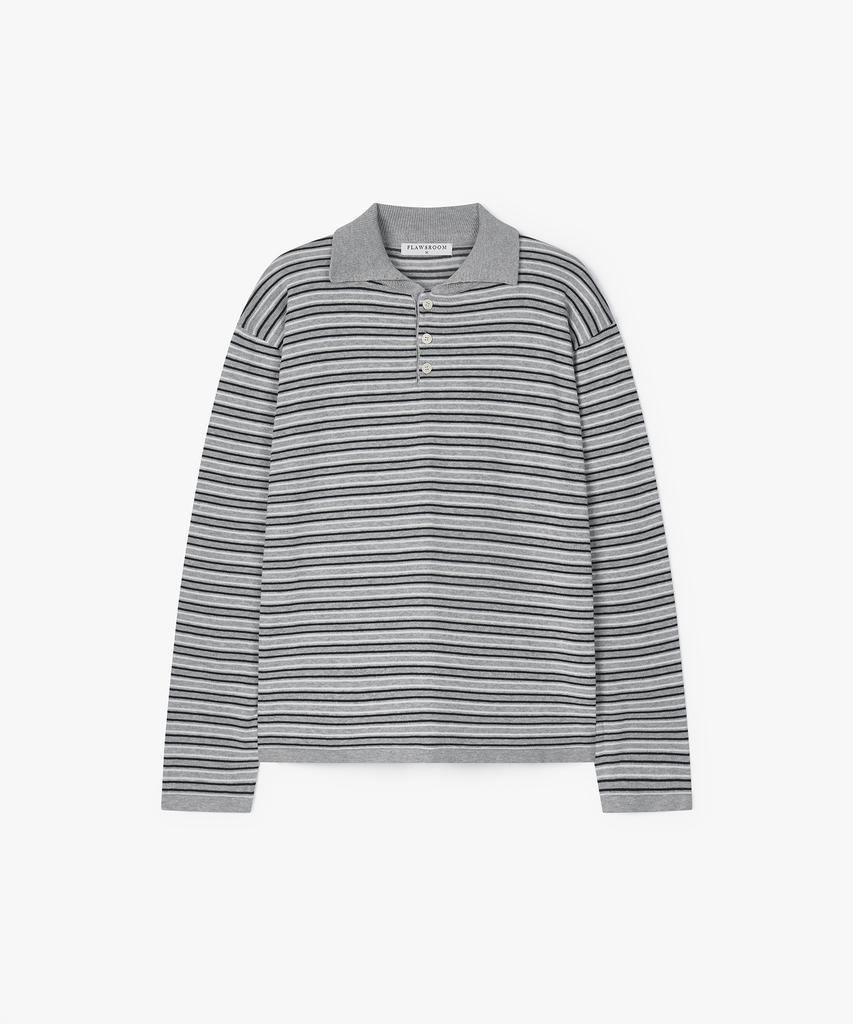 Peullojeulum Lecce Polo Cotton Knit Gray