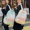 Schoolbag New Japanese Girl Korean Version Polka Dot Backpack High Value Schoolbag Women Ins Niche Large Capacity Lightweight Backpack