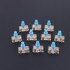 10Pcs 16A 220V Multi-Purpose Universal Socket Switch Terminal Block Button Switch Self-Locking Socket Switch Accessories