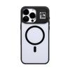 Applicable to Apple 16 lens holder, mobile phone case, transparent magnetic suction iPhone15pm, with its own lens film 14 protective case.