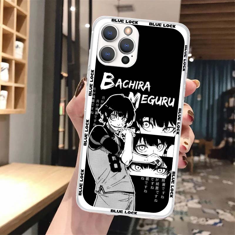 Anime Blue Lock Soft Telefonveske For iPhone 16 13 12 11 Pro Max X XR XS 7 Plus 8 + SE 2020 Mønster tilpasset deksel 15 14 1