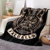 Viking Valhalla Pattern Blanket, Soft Warm ThrowBlanket Room Blanket WarmNap Blanket for Home Office Travel Cam Custom blankets