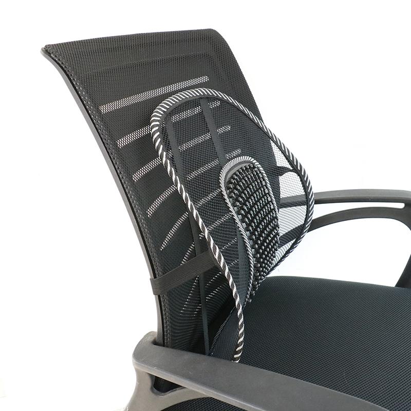 Soft Car Seat Chair Cushion Pad Black Mesh Massage Vent Mesh Back Support