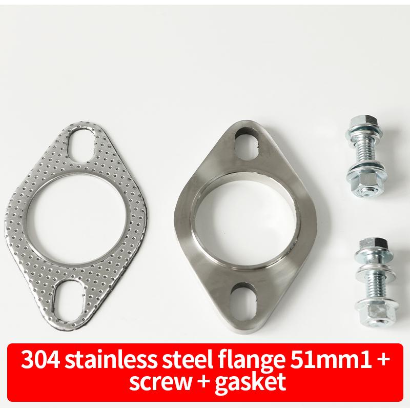 Car Exhaust Pipe Modification Stainless Steel 304 Thickened High Temperature Resistant Material Universal Welding Type Flange