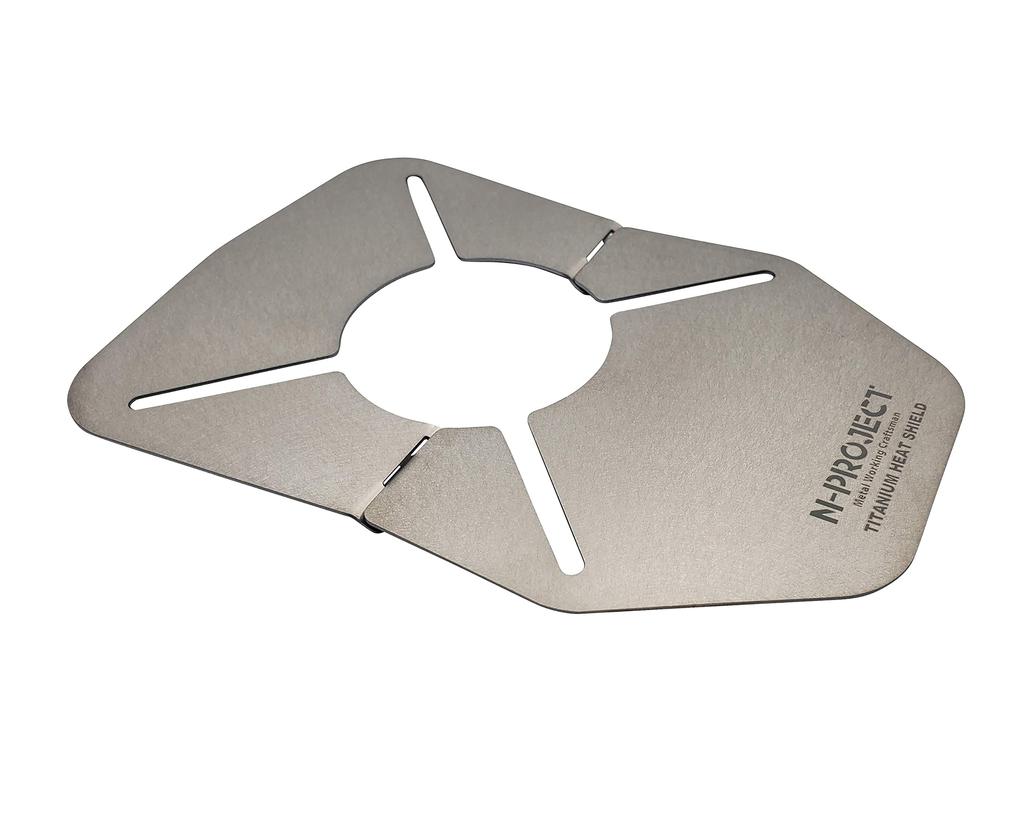N-project Titanium Split Heat Shield for SOTO ST-310 and ST340, Made in Japan (ST-310 Only)