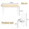 Dining table set, bar table with 4 dining chairs, industrial breakfast table for kitchen, living room, natural color and white, 110cm*60cm*76.5cm