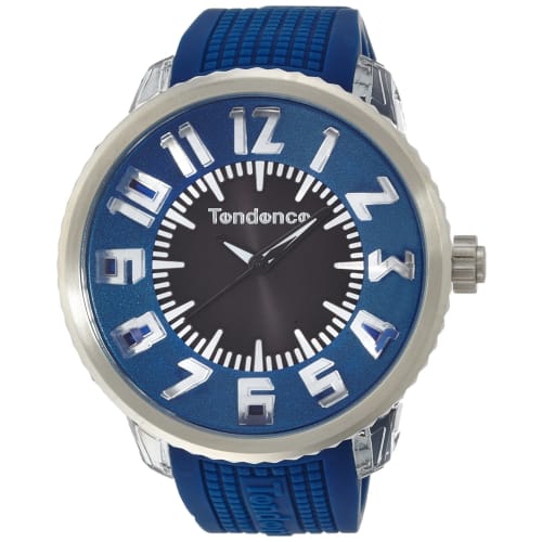 Tendence FLASH 51mm Men's Watch, Blue Dial, Stainless Steel, Mineral Glass, Quartz Movement, TG530002