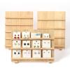 Stilvoller Ohrringständer aus Holz Schmuckhalter Holzschmuckorganisator für Zuhause, Büro und Einzelhandel