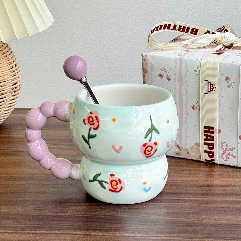 School Gifts for Teachers and Classmates, Ceramic Mugs, Couples, Coffee Mugs, Birthday Gifts for Girls, Gift Boxes