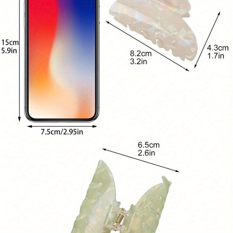 Marble Pattern Hair Claw for Daily Casual Outing Wear Y2k Claw Clips Hair Clips Hair Jaw Clip Hair Clamps Hair Clutch Hair