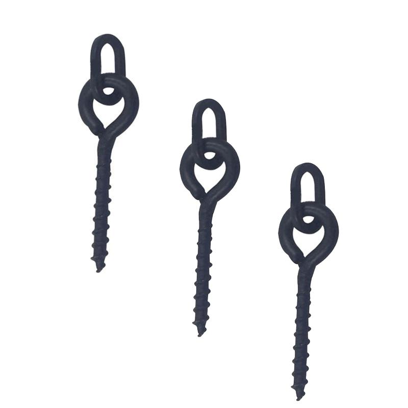 10Pcs Carp Fishing Bait Screws Pop Up Bait Boilie Method Feeder Fishing Accessories Connector Swivels End Tackle