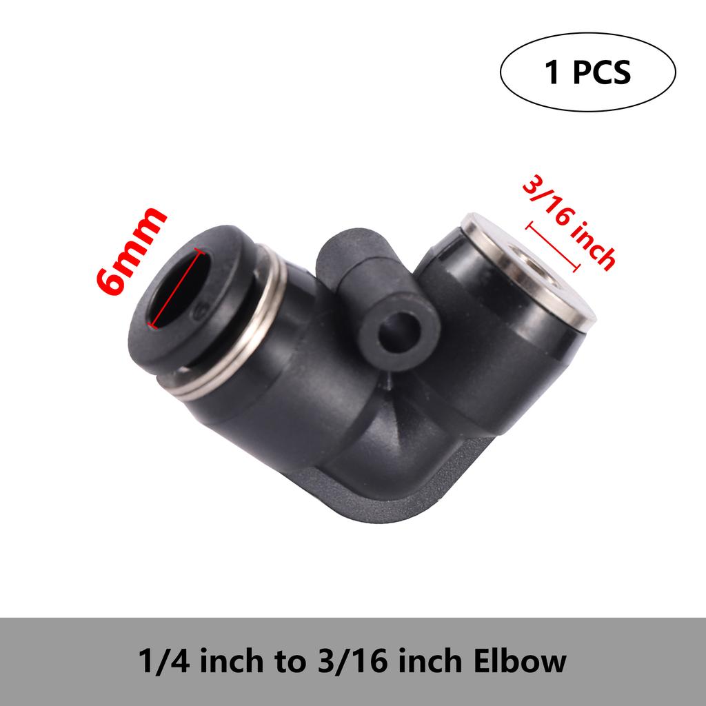 0.2/0.3/0.4/0.5mm Brass Spray Nozzle Atomizing Nozzle Kit for Cooling System 1/4" Tube Low Pressure Garden Yard Atomizing Nozzle