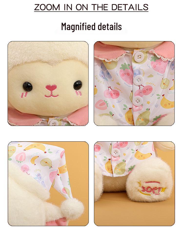 Adorable Lamb Plush Doll - Soft Soothing Pillow for Girls, Ideal Birthday Gift