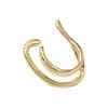 Not Piercing Copper Ear Cuff Minimalist Elegant Arc Shape Design Fashion Accessory for Easy and Comfortable Wear