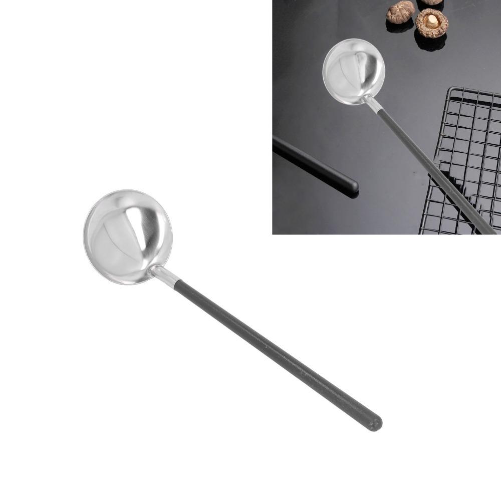 Rustless Steel Food Ladle Long Handle Soup Ladle Stylish Hot Pot Ladle  Home Kitchen