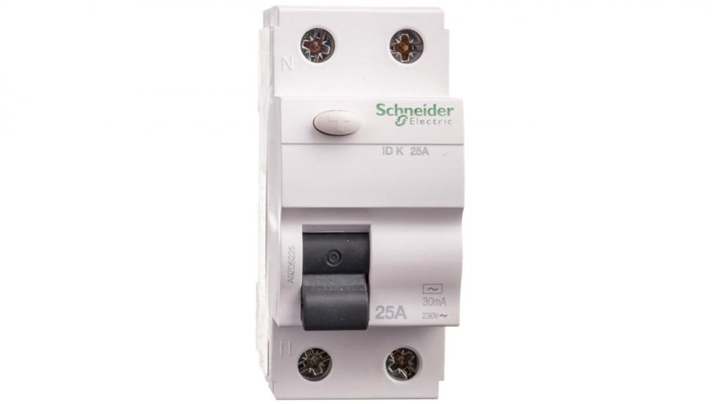 Differential Circuit Breaker 2P 25A 0.03A Type Ac Id K A9Z05225