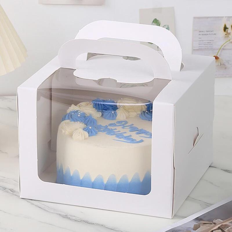 Portable Transparent Birthday Cake Box