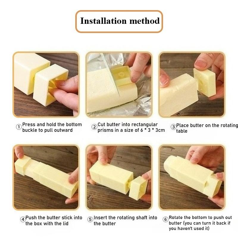 Butter Applicator Stick, Upright Butter Applicator, Butter Packaging and Storage Box, Portable and Practical