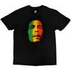 Bob Marley Face T Shirt Black New