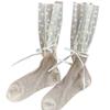 Womens Calf Socks, Sweet Girl Lace Ruffle Knee Socks Fashion Ladies Girl Princess Mesh Patchwork Socks Stockings