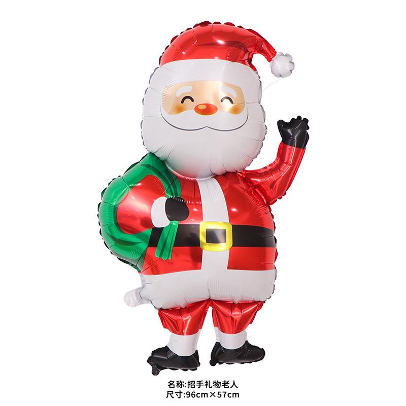 Merry Christmas Balloon Decora Hanging Letter Globos for 2026New Year's Eve Party Navidad Snowman 2025 Christmas Tree Balloons