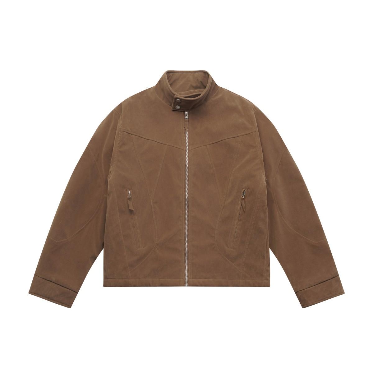 

RUIIENRS x FEE THE END 2025 Winter Retro Casual Cotton Jacket MY6059 L кавовий