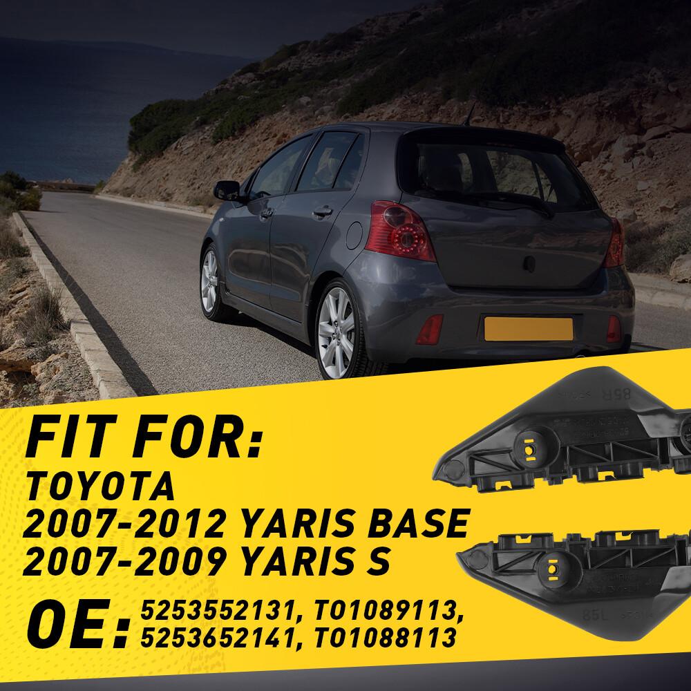 Front Bumper Retainer Bracket Set Fit 2007-2012 Toyota Yaris Sedan