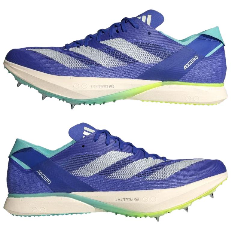 adidas Adizero Avanti Comfortable Lightweight Slip-Resistant Durable Low-Top Running Shoes Women Sneakers Blue Silver IF1189
