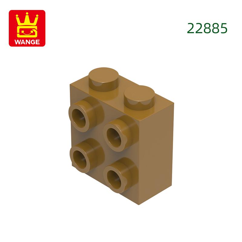 Non-Toxic 77Pcs/Lot 1X2X1 2/3 With Studs On 1 Side Block Moc Color Accessories Compatible With 22885 Brick Diy Children Toy Assembly