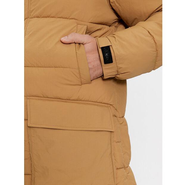 Winter Jacket Calvin Klein Crinkle K10K112228 Beige, Standard Fit