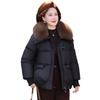 Women's Winter Faux Fur Collar Down Cotton Padded Jacket