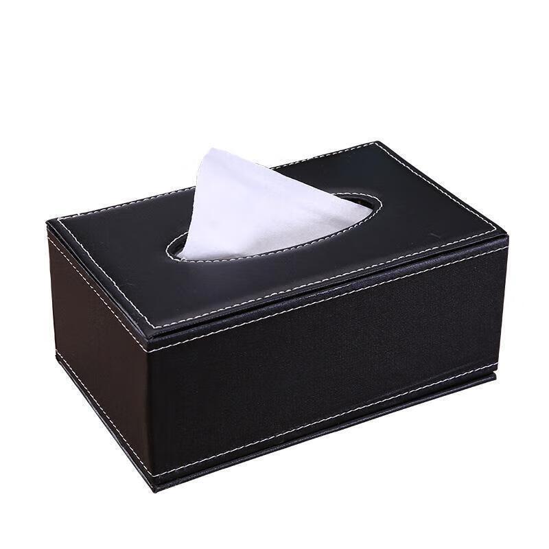 AMPEREX Leather Tissue Box