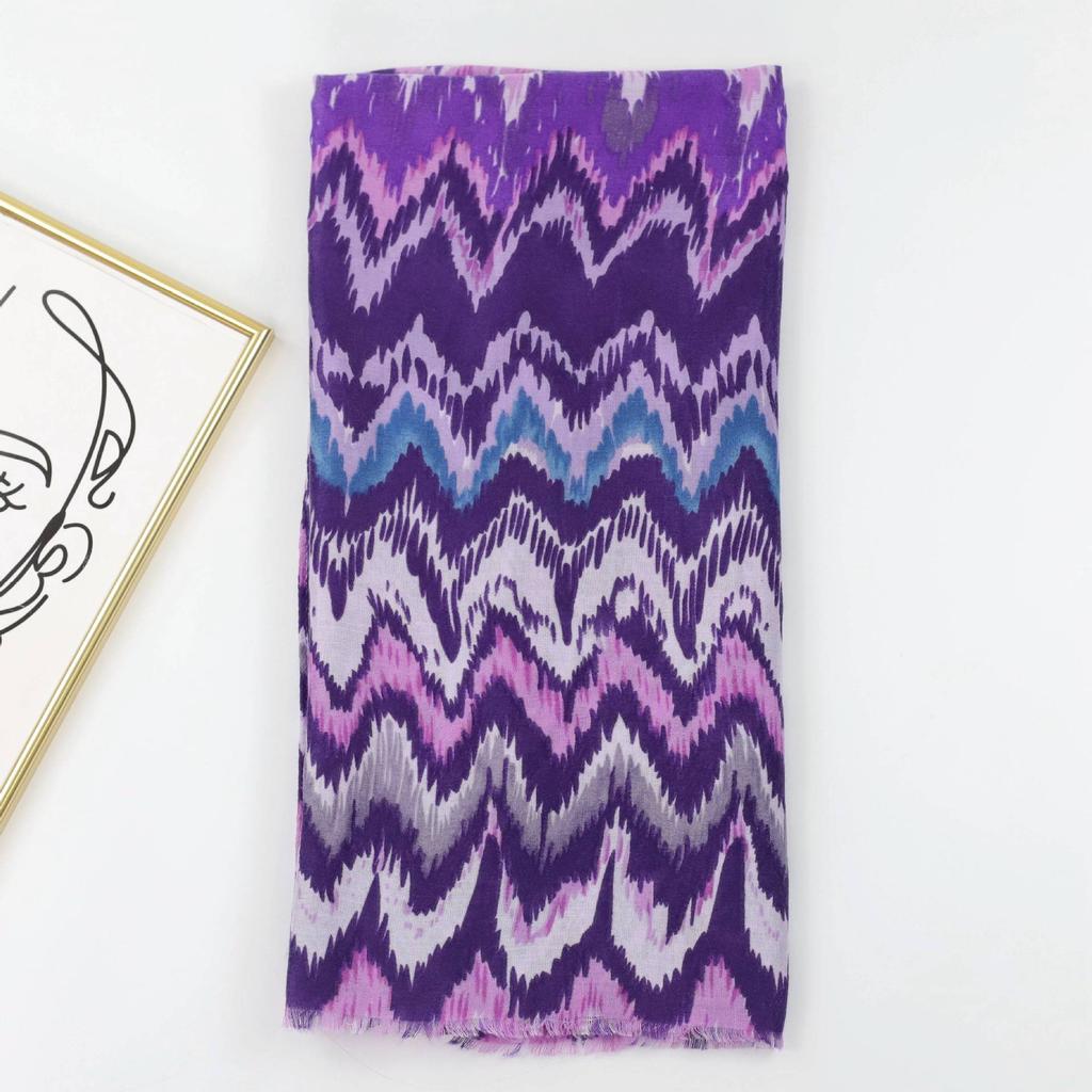 2024 Spring And Autumn Winter New Cotton And Hemp Long Thin Scarf Travel Versatile Sunscreen Warm Shawl For Women