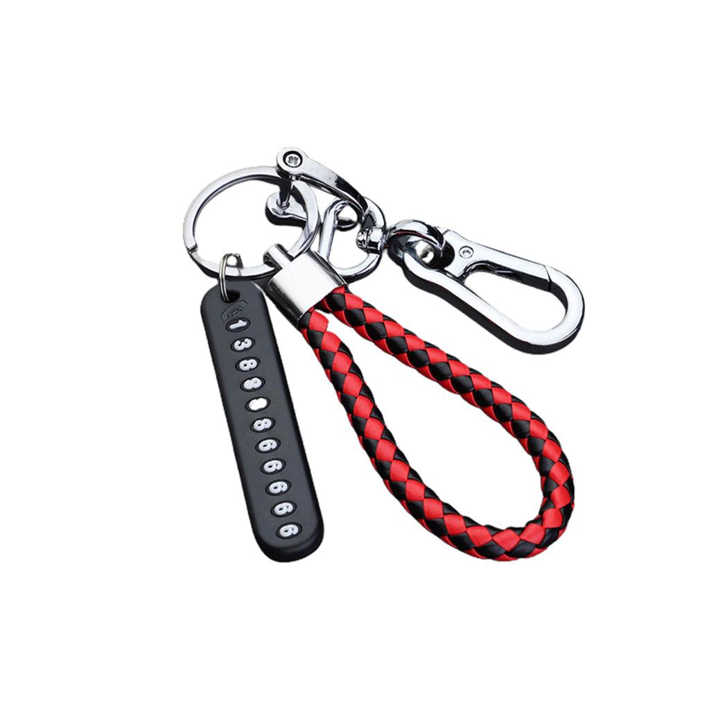 

Car Keychain Pendant Number Plate Automobile Keyring Leather Anti-fingerprint Polishing Pressing Vehicle Key Holder Gift type 2