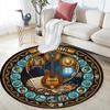 Flamenco Music Dance Round Area Rug Under Office Chairs Bedroom Living Room Home Decor