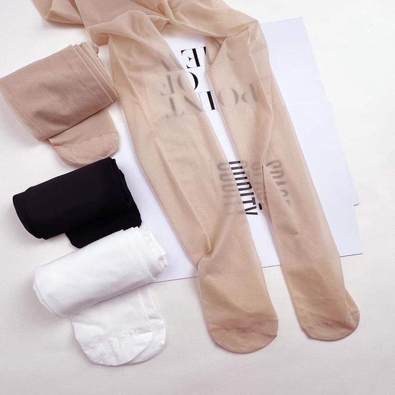 Summer Ultra Thin Girls' Pantyhose Children's Anti-hook Silk Leggings Large Children's Dance Socks Pantyhose
