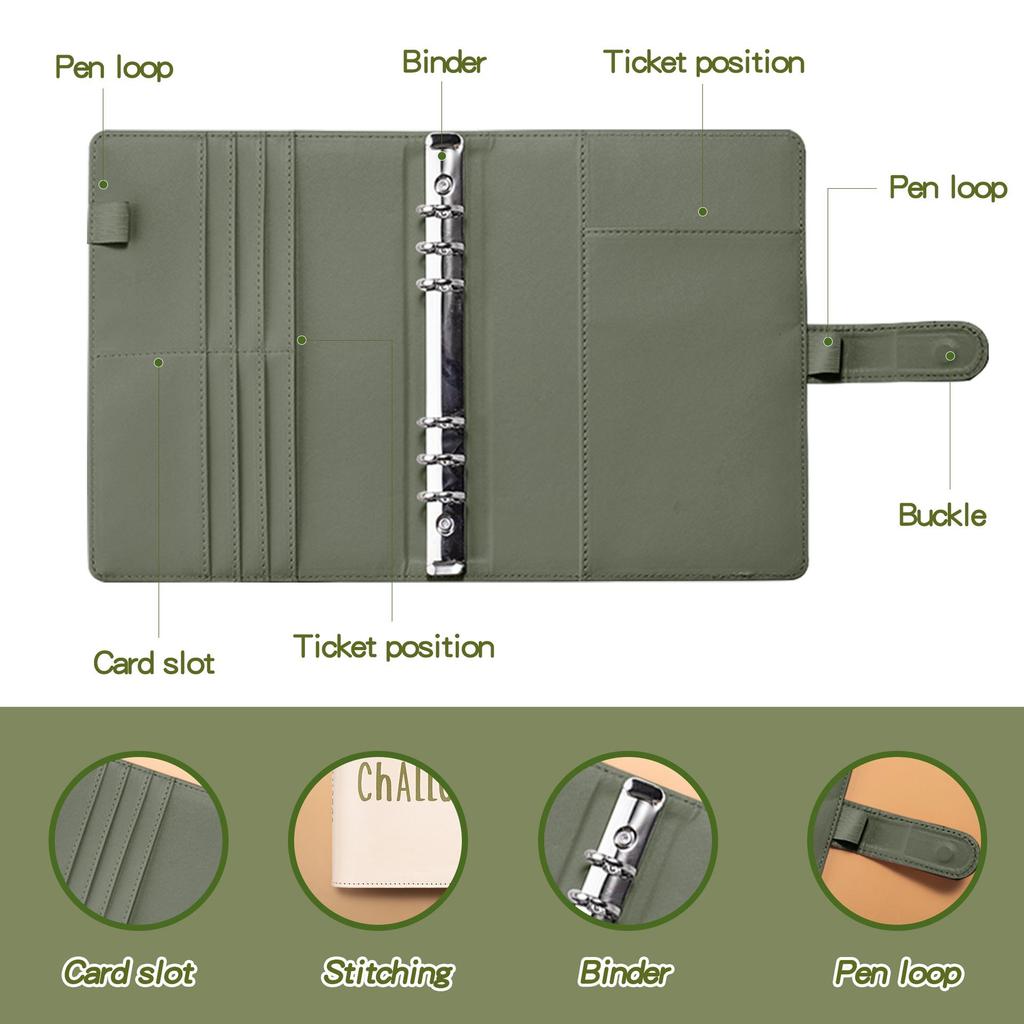 100-Day Challenge Savings Planner: A5 Loose-Leaf Budgeting Notebook for Couples