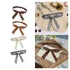 Women PU Leather Overcoat Waist Belt Versatile Soft Tie Belt for Leather Jacket