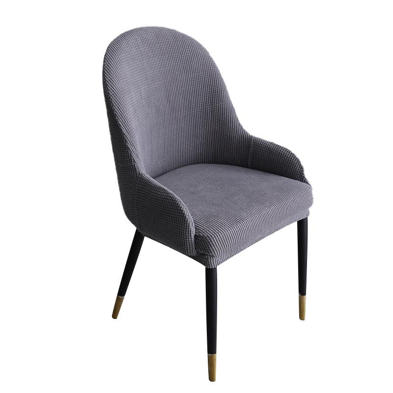 Simple Curved Pineapple Chair Jacquard Chair Cover Household With Armrest Chair Cover Universal Dust-Proof Elastic Chair Cover For All Seasons