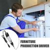 Elektrischer Schraubendreher 220V Schraubenzieher, Kabelgebundenes Elektrowerkzeug mit Hohem Drehmoment & Variablen Industriellen Geschwindigkeitsstufen für Heim-DIY-Möbel