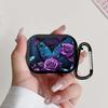 Purple Flowers Earphone Cases Cover Case For Airpods Pro2 Pro Pro3 4 3 1 2