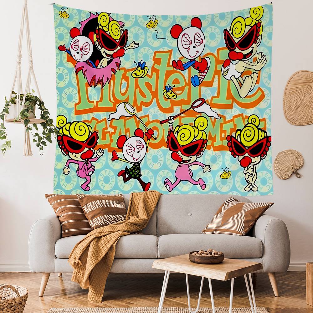 Japan Fashion Hysteric Mini Printed Large Wall Tapestry Hanging Tarot Hippie Wall Rugs Dorm Art Home Decor