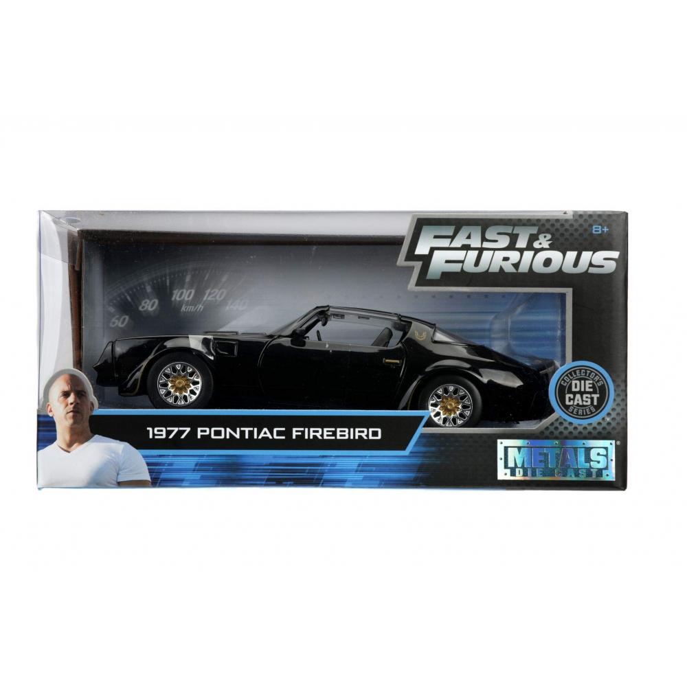 JADA TEGO’S 1977 PONTIAC FIREBIRD BLACK FAST /& FURIOUS 1//24 DIECAST CAR 30756