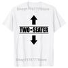 T-shirt Grafiche Cotone Streetwear Manica Corta Due Posti Papà Adulto Umorismo Regali Estivi T-shirt Due Posti Uomo