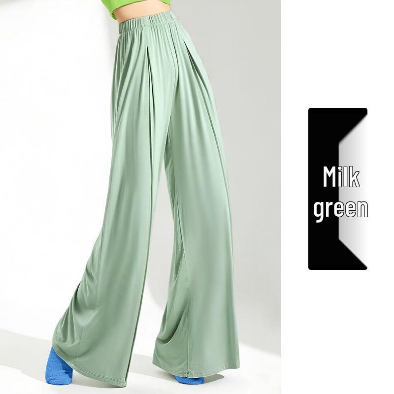 Dámské široké taneční kalhoty pro všechna roční období - Klasické a moderní styly, Tvarující postavu, Ideální pro trénink